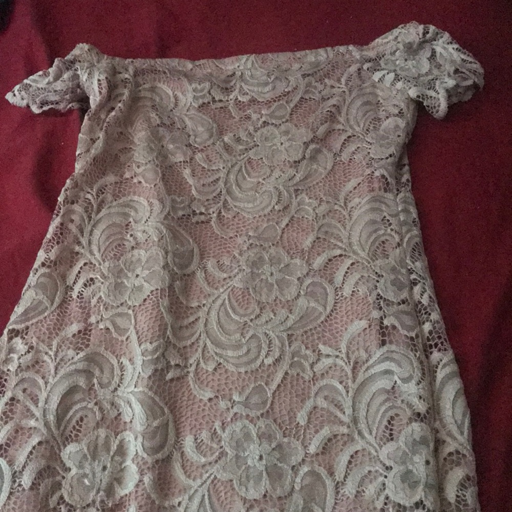 Baby pink dress
